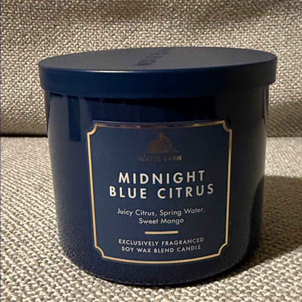 White Barn Midnight Blue Citrus Scented Candle